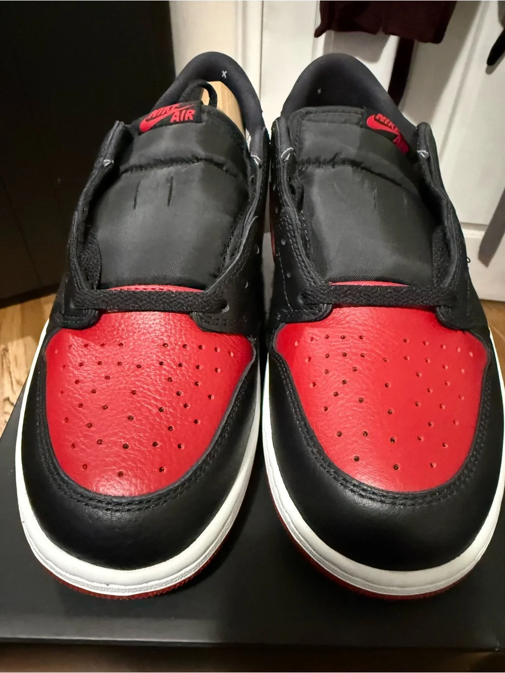 Jordan Men’s Low-Top Sneaker - Black/Red